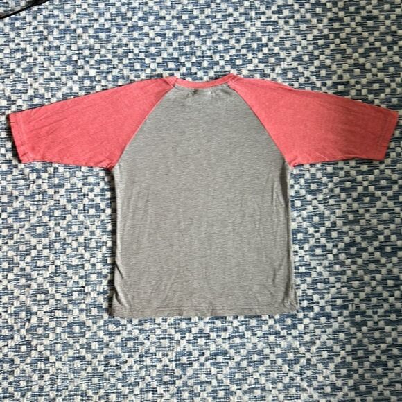 Urban Smalls 6T Grey & Salmon Pink Jersey T-shirt Cousins Because… - Picture 3 of 4